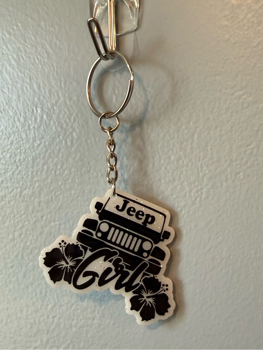 Jeep Girl Keychain